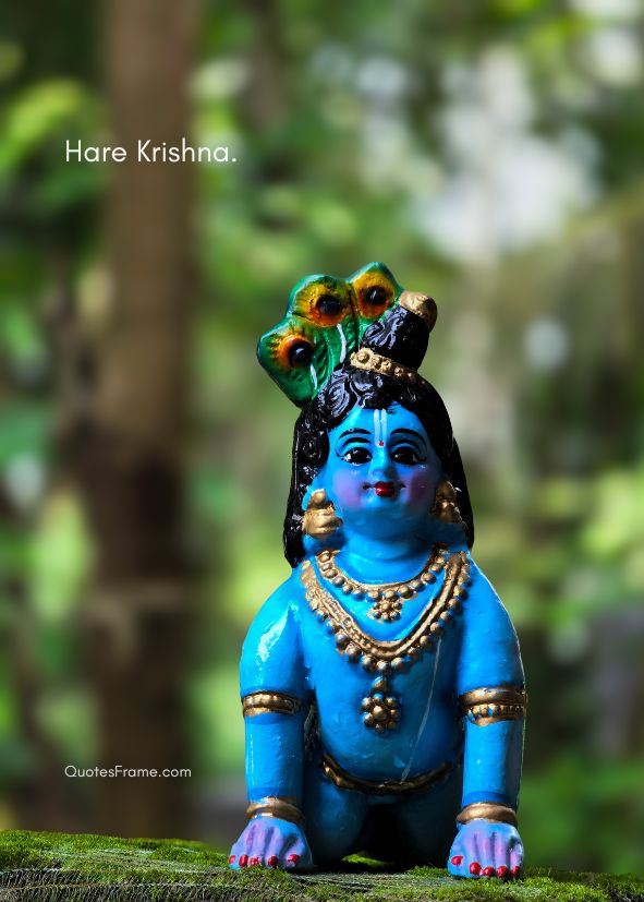 Hare Krishna, framed
