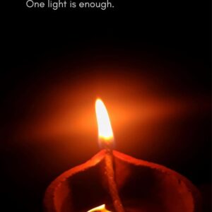One light is enough.