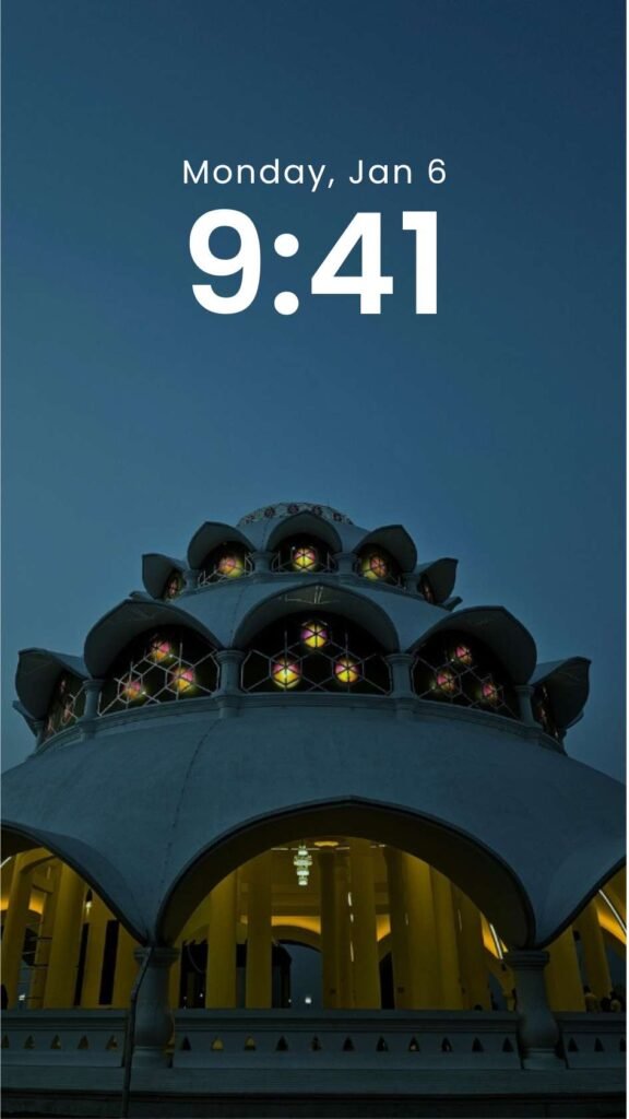 Find peace in the blue - Phone Wallpaper