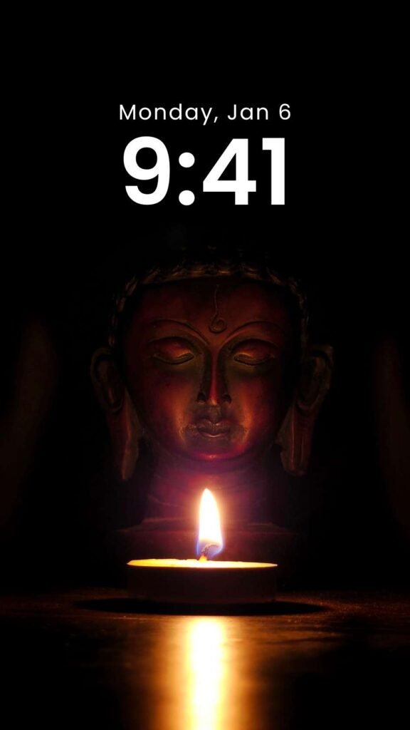 Inner Peace - Buddha Meditation Phone Wallpaper