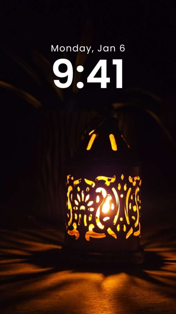 Lantern Glow - Original Night Light Phone Wallpaper