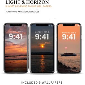 Light & Horizon - Sunset & Evening Phone Wallpapers