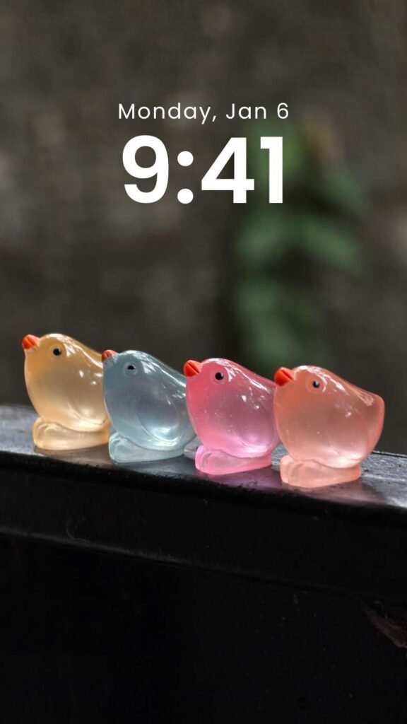Little Companions - Cute Bird Phone Wallpaper