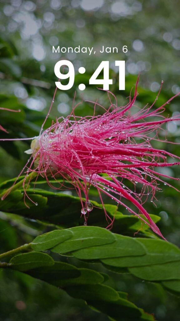 Pink Whisper - Original Floral Phone Wallpaper