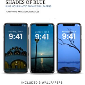 Shades of Blue - Blue Hour Phone Wallpaper Pack