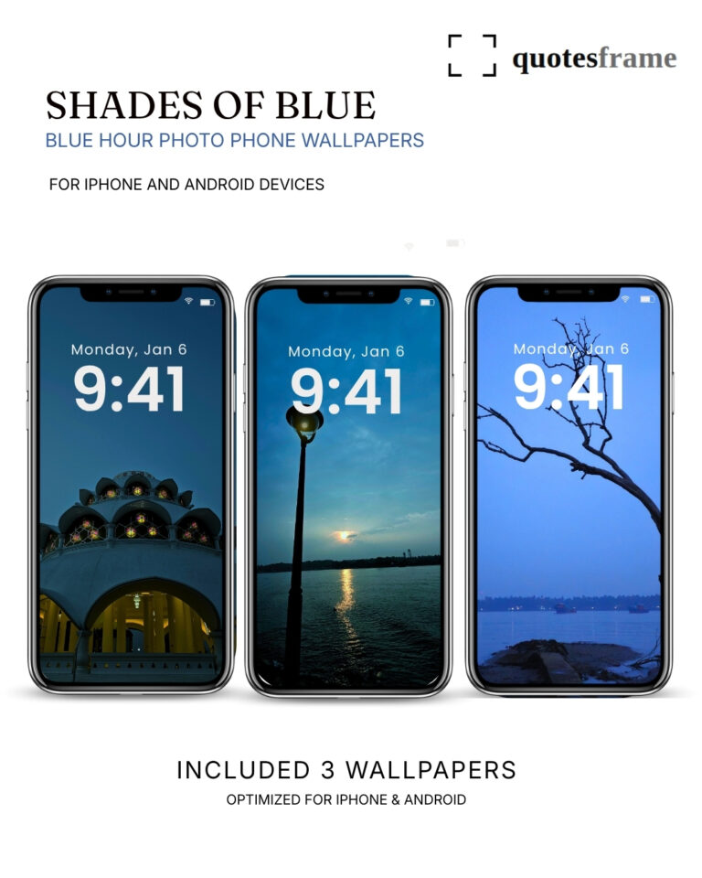 Shades of Blue - Blue Hour Phone Wallpaper Pack