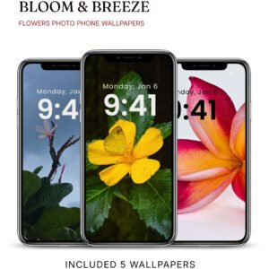 Bloom & Breeze - Flower Phone Wallpaper Pack