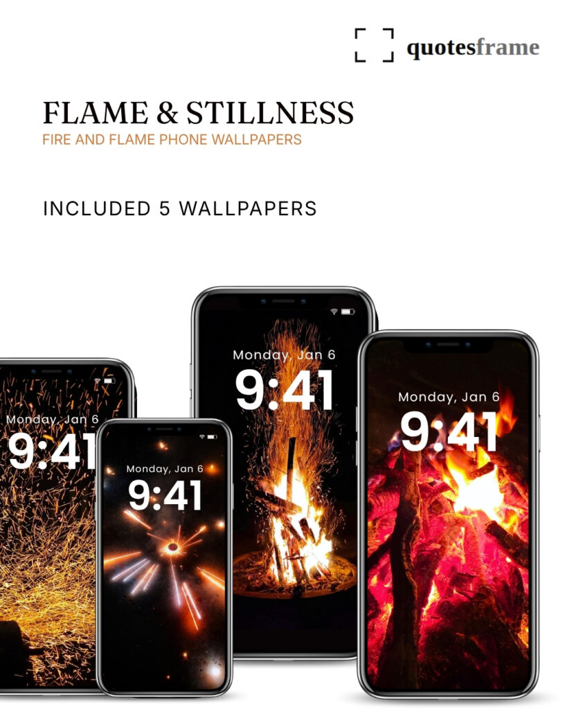 Flame & Stillness - Fire and Flame Phone Wallpaper Pack